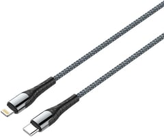Кабель USB ColorWay Type-C - Apple Lightning (PD Fast Charging) 3.0А (30W) 1м сірий | Фото 1