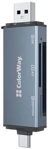 ColorWay USB 2.0/USB-C to CF/SD/MicroSD | Фото 1