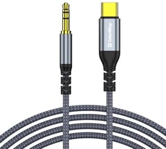 Кабель USB ColorWay USB-C to 3.5 mm mini-Jack 1.2 м сірий | Фото 1