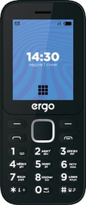 Мобильный телефон Ergo E241 Dual Sim (черный) | Фото 1