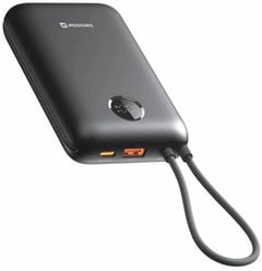 SWISSTEN POWER BANK VOLTBOX 35W 20000mAh з кабелем USB-C та Lightning чорний | Фото 1