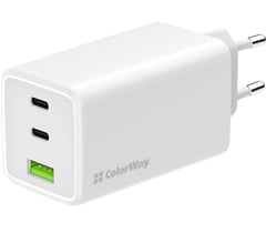 ColorWay GaN Mini 100W PD Port PPS USB (USB-2C1A) білий | Фото 1