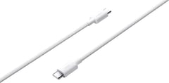 Кабель Xiaomi Braided Type-C-Type-C 60W 3A 1 м White (BHR0878GL) | Фото 1