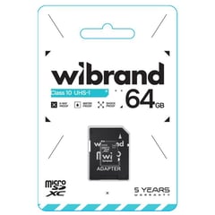microSDXC(UHS-1)64Gb class 10 (ad SD) (WICDXU1/64GB-A) | Фото 1