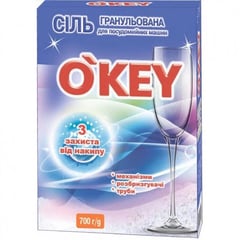 Сіль для посудомийних машин O'KEY (4820049381153) | Фото 1