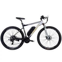 Электровелосипед Formula 29" AL eF-1 DD CS рама-21" 48B 12.5А*ч 500Вт серебристо-черный 2026 (ELB-FR-29-254) | Фото 1