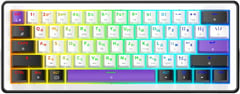 Клавиатура Hator Hellyberry HK60 wireless white-violet | Фото 1
