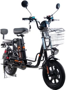 Электровелосипед ARDIS DELIVERY 16" CTB ST (с 2 сиденьями) с батареей, черный | Фото 1