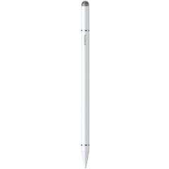 Стилус BASEUS Smooth Writing III 3-in-1 Passive Stylus Non-magnetic Version Moon White | Фото 1