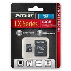 Карта пам'яті microSD Patriot microSDXC (UHS-1)LX Series 64Gb class 10 | Фото 1