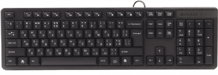 Клавиатура A4Tech KK-3 USB (Black) | Фото 2