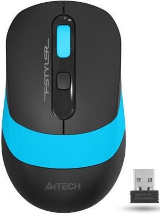 Мышь A4Tech Fstyler FG10 Чорно-блакитна | Фото 2