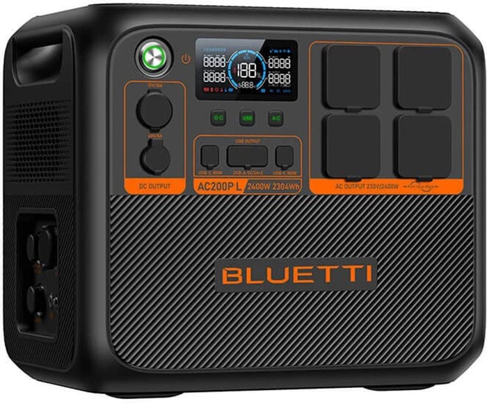 Зарядная станция Bluetti AC200PL (2304Wh 2400W)Black | Фото 3