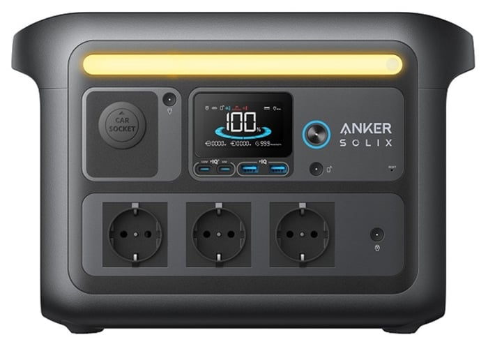 Зарядная станция ANKER SOLIX C800X - 768Wh/AC 1200W/100W 2xPD/2xUSB/1xCar/MPPT | Фото 3