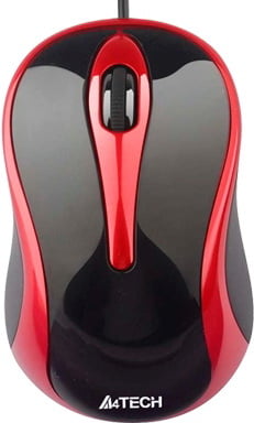 Миша A4TECH N-350 Black Red | Фото 3