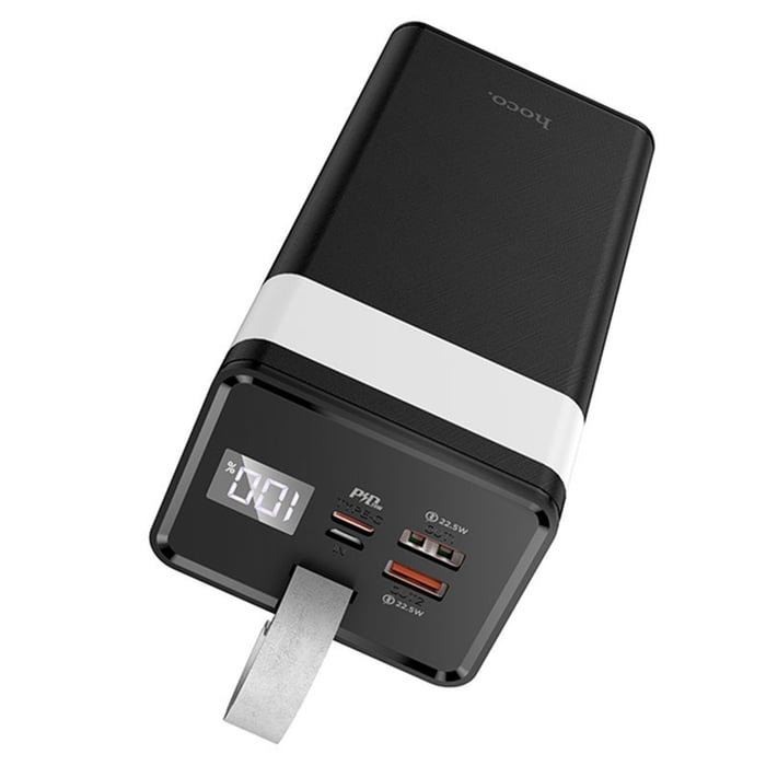 Акумулятор Hoco J86 Powermaster 40000mAh Micro/Type-C 18W/2USB 22.5W/Type-C PD20W LED (Чорний) | Фото 3