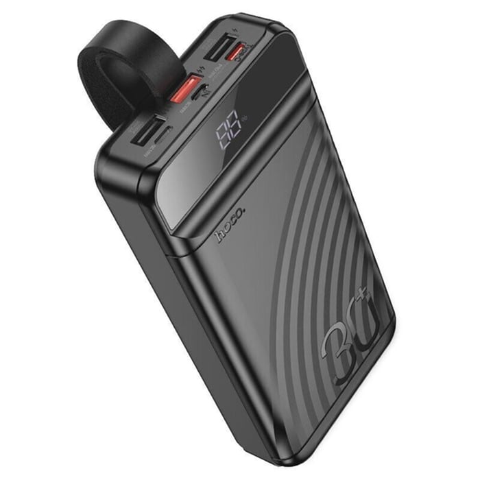 Аккумулятор Hoco J123B Element 30000mAh 22.5W+PD20W (111Wh) (Чорний) | Фото 2