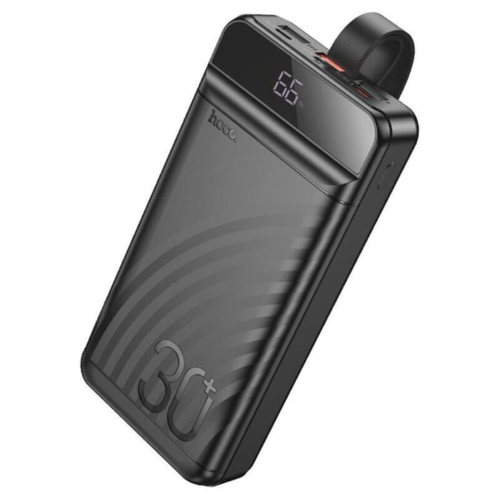 Аккумулятор Hoco J123B Element 30000mAh 22.5W+PD20W (111Wh) (Чорний) | Фото 3