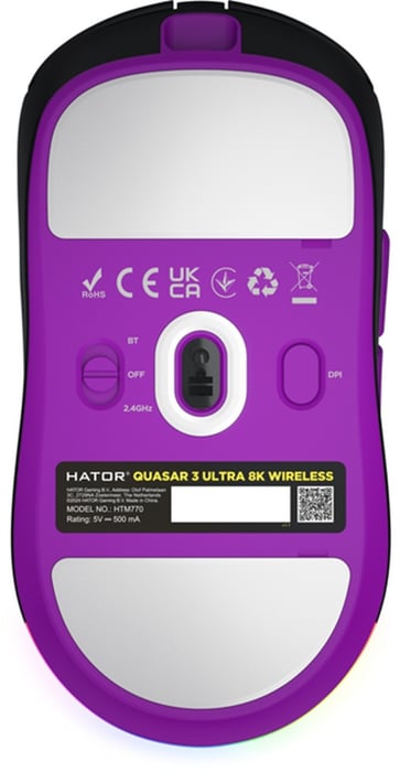Миша Hator Quasar 3 Ultra 8K Wireless Black (HTM770) | Фото 3