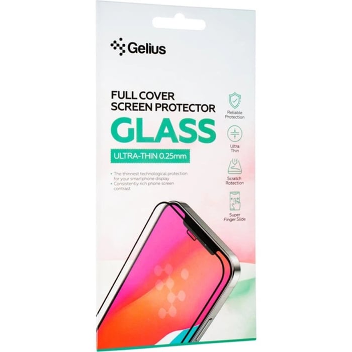 Защитное стекло Gelius Full Cover Ultra-Thin 0.25mm для Samsung S25 Edge Black | Фото 2