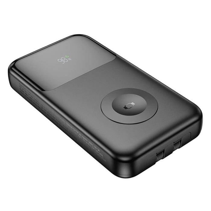 Аккумулятор Hoco Q28 Victory 22.5W+PD20W fully compatible with watch charging cable 10 000mAh Black | Фото 3