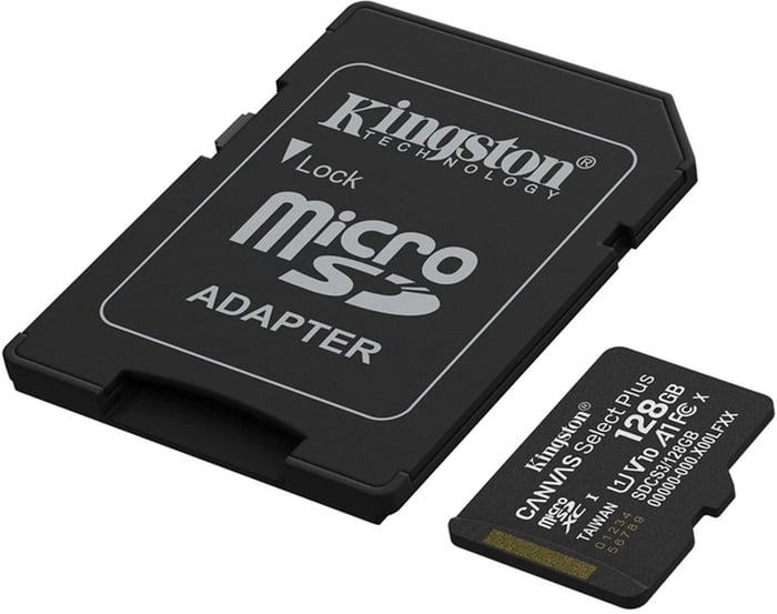 Карта пам'яті microSD KINGSTON microSDXC 128Gb Canvas Select + Gen3 150MB/s A1 +Ad | Фото 3