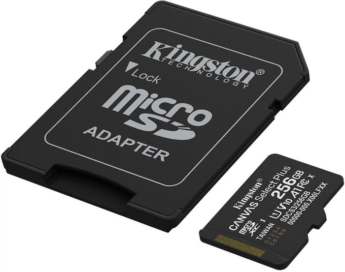 Карта пам'яті microSD KINGSTON microSDXC 256Gb Canvas Select + Gen3 150MB/s A1 +Ad (SDCS3/256GB) | Фото 3