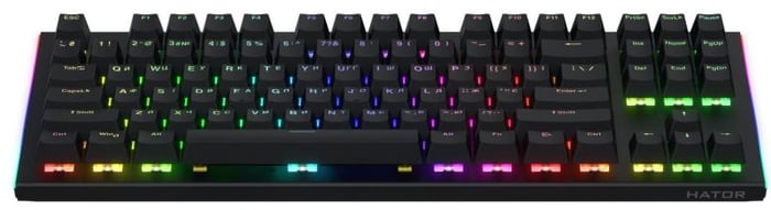 Клавиатура Hator Gravity X TKL Orange USB Black (HTK550UA) | Фото 3