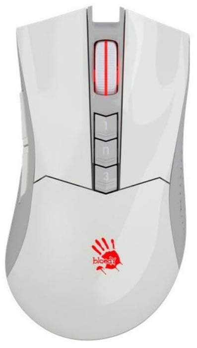 Мышь A4Tech R90 Plus (Greyish White) | Фото 2