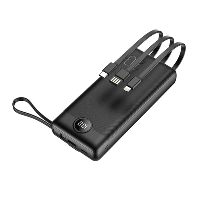 Аккумулятор VEGER Power Bank C20 12W 20000mAh (черный) (Micro USB + Type-C + Lightning) | Фото 3