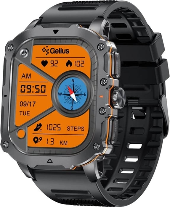 Смарт-часы Gelius Tactical Heavy (GP-SW016) Black Chrome | Фото 3