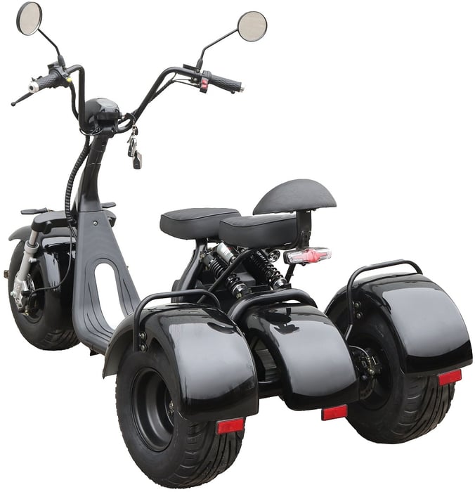 Электроскутер MAXXTER TRIKE, 1000Вт, черный | Фото 3
