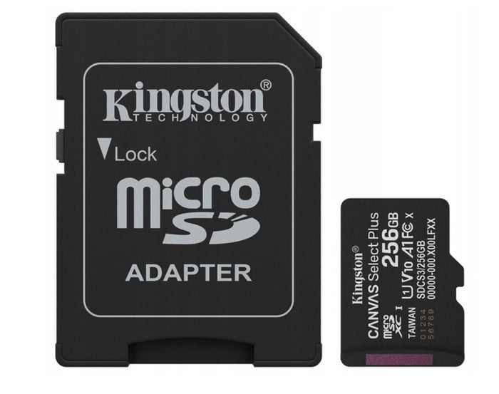 Карта пам'яті microSD KINGSTON microSDXC (UHS-1)Canvas Select Plus Gen3 256Gb class 10 А1 (R-150MB/s)(adapter SD) | Фото 3