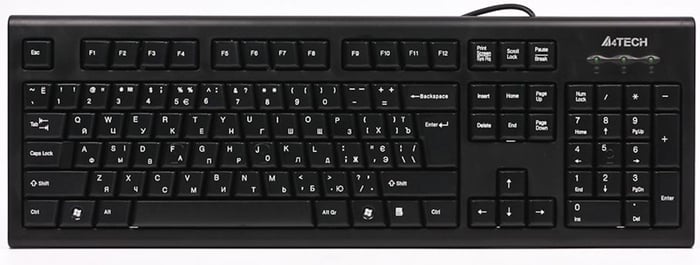 Комплект клавіатури та миші A4Tech KRS-8572 USB Black | Фото 3