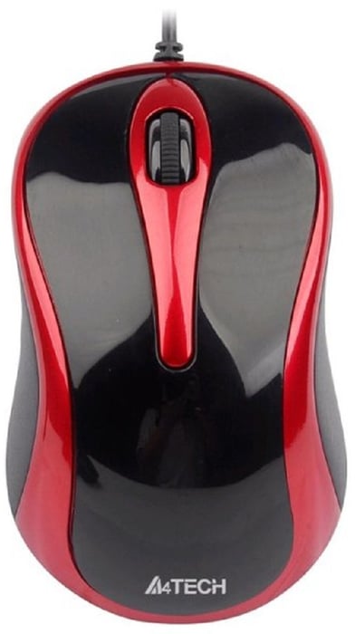 Мышь A4TECH N-360-2 Red Black | Фото 2