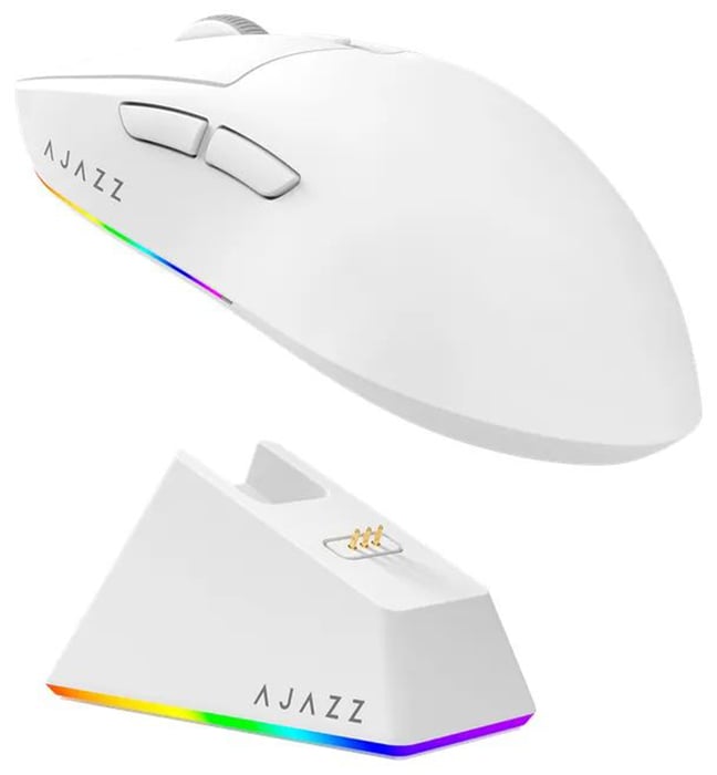 Мышь Ajazz AJ139 V2 MC Wireless/Bluetooth/USB White (AJ139-V2-MC-W) | Фото 3