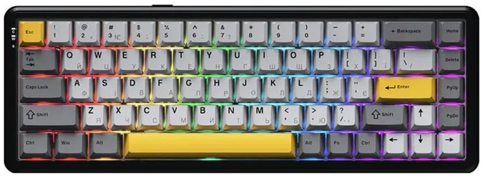 Клавиатура Ajazz AK680 MAX (8+8K) Magnetic Switch RGB Wireless/Bluetooth/USB Black (AK680-M-BGY- | Фото 2