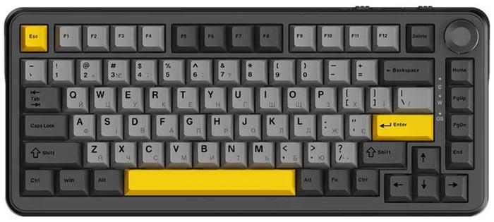 Ajazz AK820 MAX Magnetic Switch RGB USB Black (AK820MAX-WM-BGY) | Фото 2