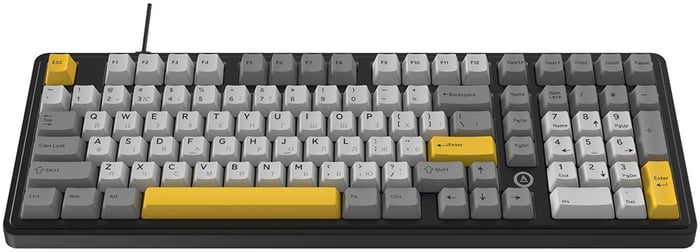 Клавиатура Ajazz AK980 MAX Magnetic Switch USB UA Black/Grey/Yellow (AK980-MAX-M-BGY) | Фото 3