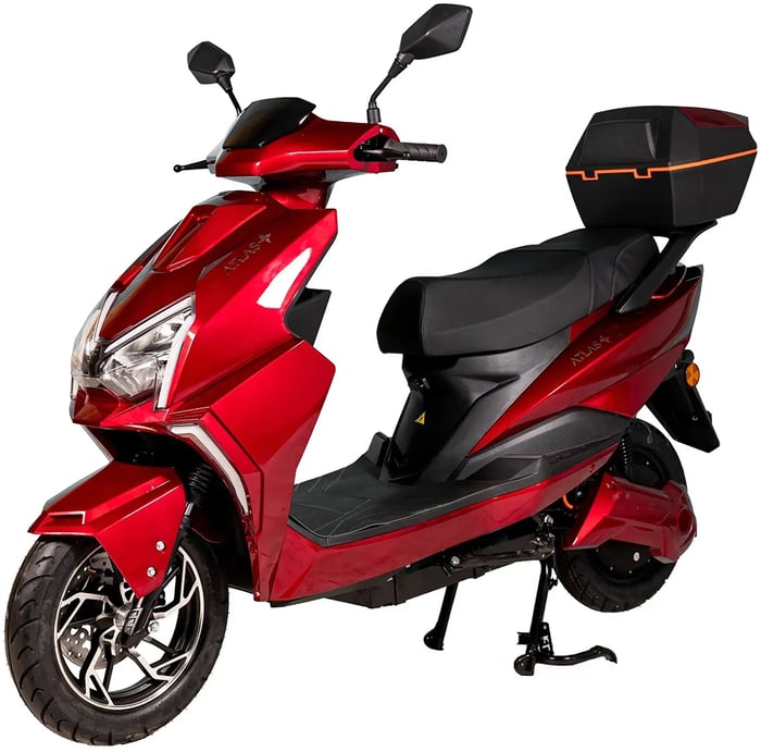 Электроскутер Atlas Speedy Box 2000W Red | Фото 2