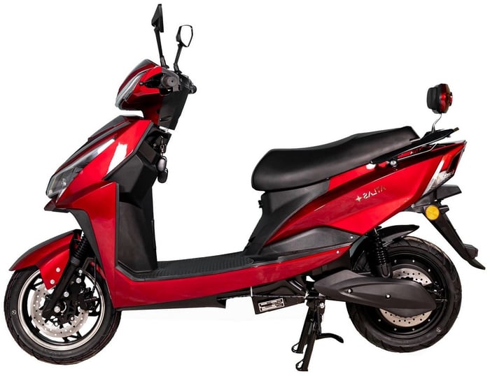 Электроскутер Atlas Spider 2 Box 2000W Lithium Red | Фото 3