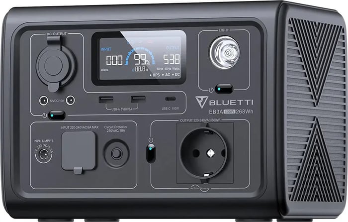 Зарядна станція Bluetti EB3A 600W, 268Wh, LiFePO4 | Фото 3