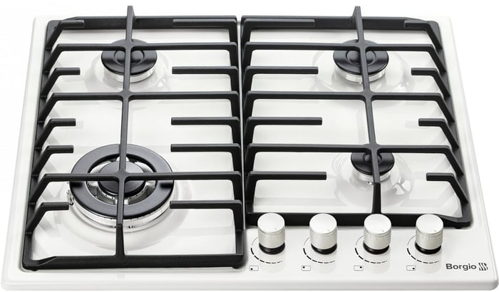 Газовая варочная поверхность BORGIO 6942-17 FFD White Enamelled | Фото 3