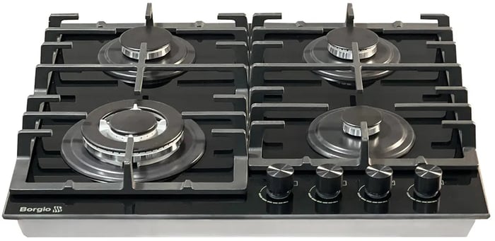 Газовая варочная поверхность BORGIO DR 6392-15 BLACK GLASS FFD | Фото 3