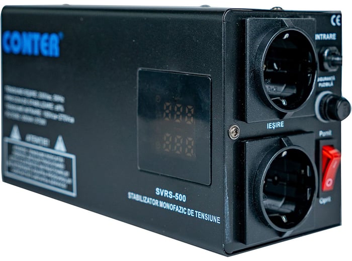 Стабилизатор напряжения Conter CR-SVRS-500, 375W | Фото 2