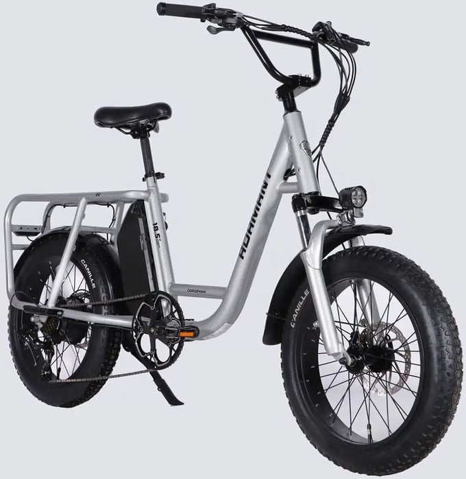 Электровелосипед Dorozhnik ADAMANT DD FR рама-18,5" 48B 17.5А*ч 500Вт серебристый (ELB-D-20-076) | Фото 3