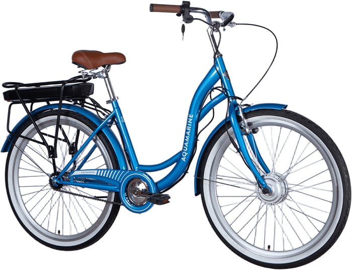 Электровелосипед Dorozhnik 26" ST eAQUAMARINE BH рама-17"350Вт синій YS 2033 2025з електроприв(ELB-D-26-253) | Фото 3