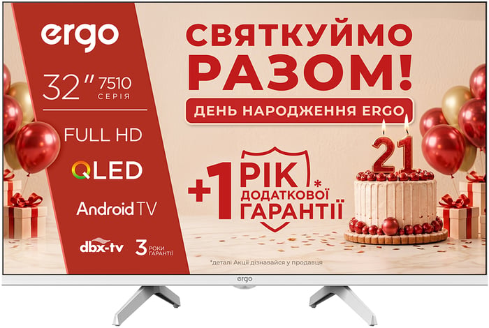 Телевізор Ergo 32JFQ7510 | Фото 2