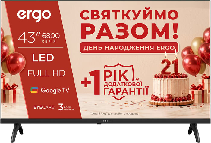 Телевізор Ergo 43JFS6800 | Фото 2