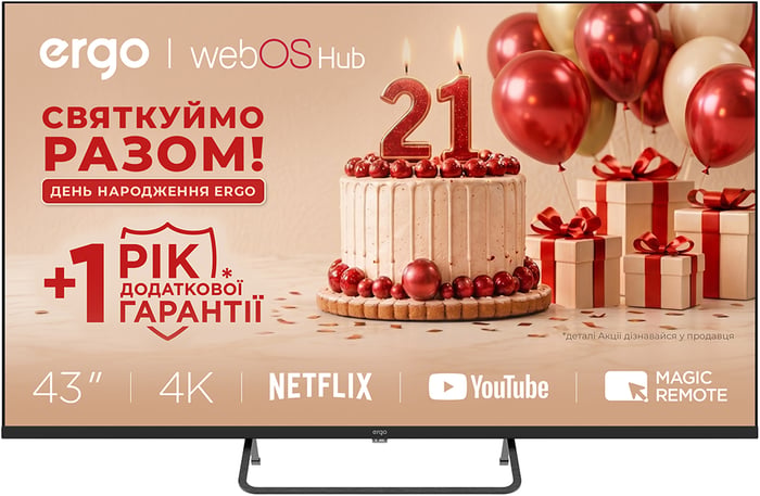Телевізор Ergo 43WUS9200 | Фото 2